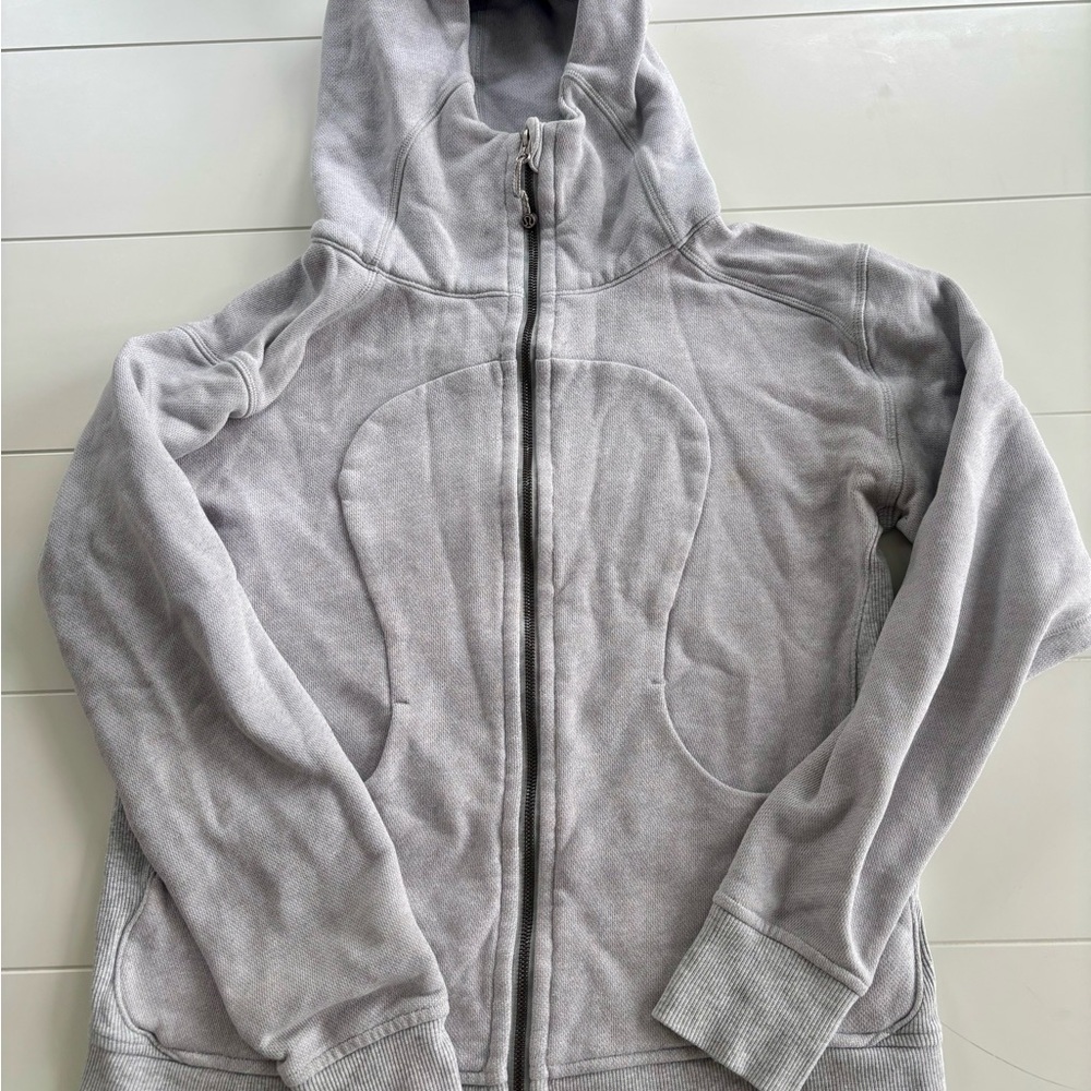 Lululemon scuba full zip gray Hoodie